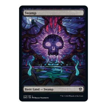 Swamp (Showcase) (DMU) #279 Land Dominaria United Magic: The Gathering: 2022