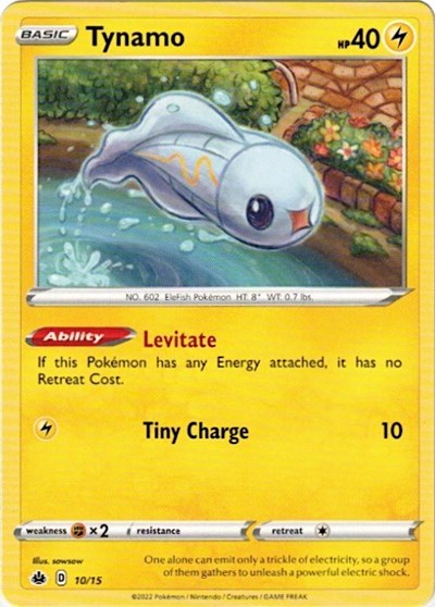 Tynamo 10 15 (M22) #010/015 Promo (Heavily Played) McDonald's Promos 2022 Pokemon: 2022