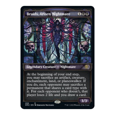 Braids Arisen Nightmare Showcase (DMU) #288 Rare (Lightly Played) Dominaria United Magic: The Gathering: 2022