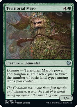2022 Magic: Dominaria United (DMU) - Territorial Maro (#184, Uncommon)