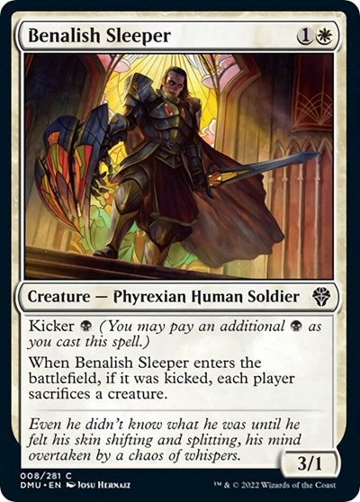Benalish Sleeper (DMU) #8 Common (Lightly Played) Dominaria United Magic: 2022