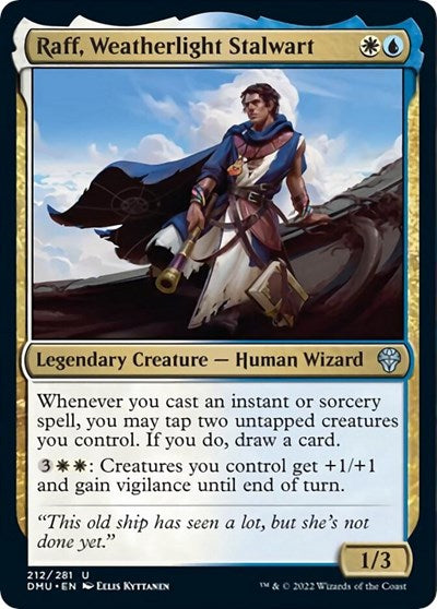 Raff Weatherlight Stalwart (DMU) #212 Uncommon (Lightly Played) Dominaria United Magic: The Gathering: 2022