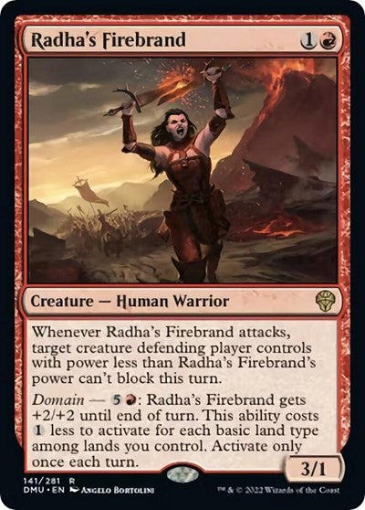 Radhas Firebrand (DMU) #141 Rare Dominaria United Magic: The Gathering: 2022