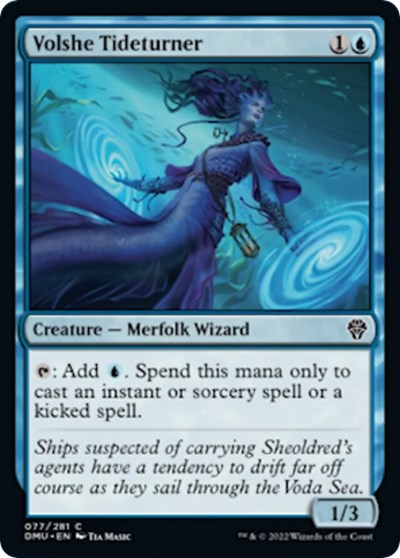 Volshe Tideturner (DMU) #77 Common Dominaria United Magic: The Gathering: 2022