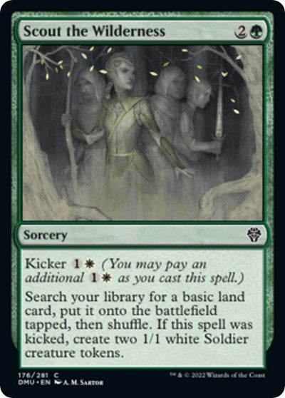 Scout the Wilderness (DMU) #176 Common (Lightly Played) Dominaria United Magic: The Gathering: 2022