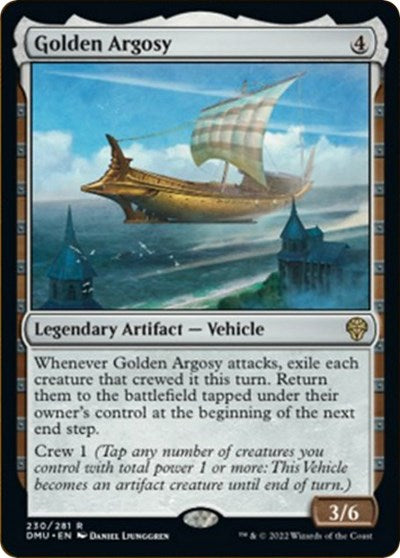 Golden Argosy (DMU) #230 Rare (Foil Near Mint) Dominaria United Magic: 2022