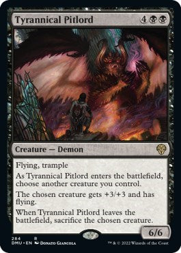Tyrannical Pitlord (DMU) #284 Rare Dominaria United Magic: The Gathering: 2022