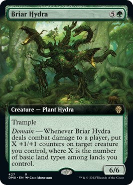 Briar Hydra Extended Art (DMU) #427 Rare (Lightly Played) Dominaria United Magic: The Gathering: 2022