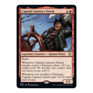 Captain Lannery Storm (DMC) #120 Rare (Lightly Played) Commander: Dominaria United Magic: The Gathering: 2022