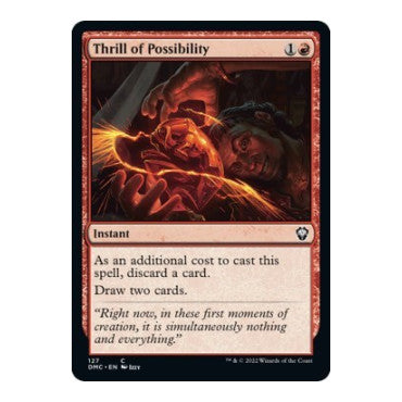 Thrill of Possibility (DMC) #127 Common (Lightly Played) Commander: Dominaria United Magic: The Gathering: 2022