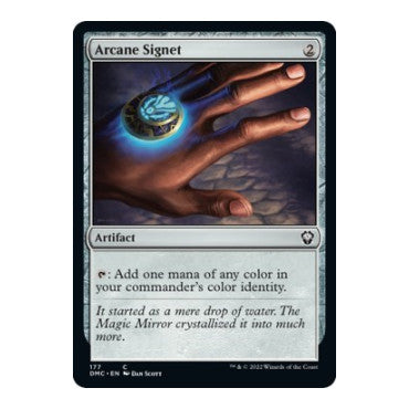 Arcane Signet (DMC) #177 Common (Lightly Played) Commander: Dominaria United Magic: The Gathering: 2022