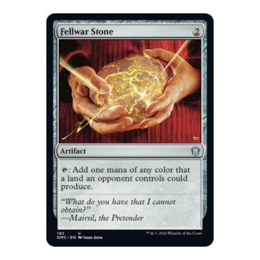 Fellwar Stone (DMC) #182 Uncommon (Lightly Played) Commander: Dominaria United Magic: The Gathering: 2022