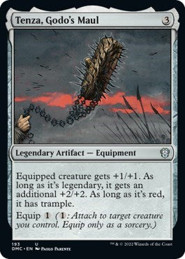 Tenza Godos Maul (DMC) #193 Uncommon (Lightly Played) Commander: Dominaria United Magic: The Gathering: 2022