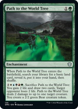 Path to the World Tree (DMC) #136 Uncommon (Moderately Played) Commander: Dominaria United Magic: The Gathering: 2022