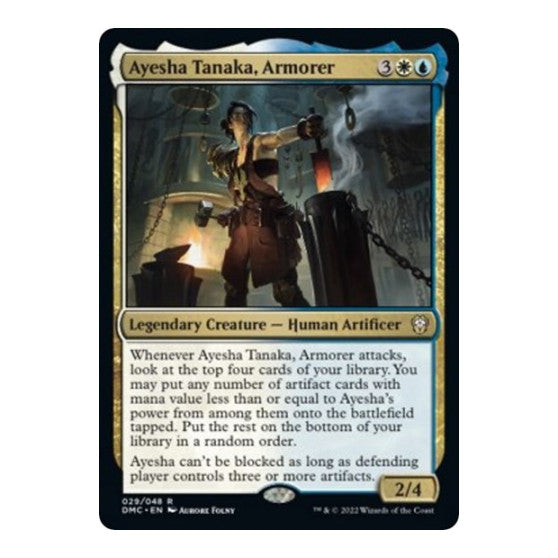 Ayesha Tanaka Armorer (DMC) #29 Rare (Foil Lightly Played) Commander: Dominaria United Magic: The Gathering: 2022