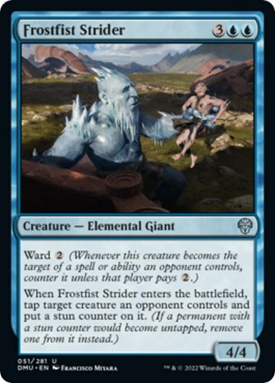 2022 Magic: Dominaria United (DMU) - Frostfist Strider (#51, Uncommon)