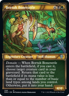 Bortuk Bonerattle Showcase (DMU) #296 Uncommon Dominaria United Magic: The Gathering: 2022