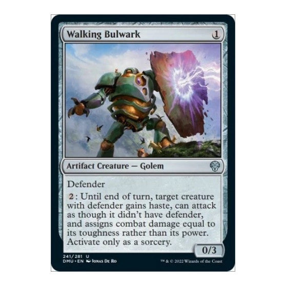 Walking Bulwark (DMU) #241 Uncommon Dominaria United Magic: The Gathering: 2022