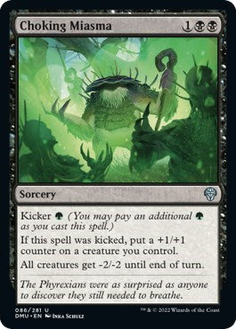 Choking Miasma (DMU) #86 Uncommon (Lightly Played) Dominaria United Magic: 2022