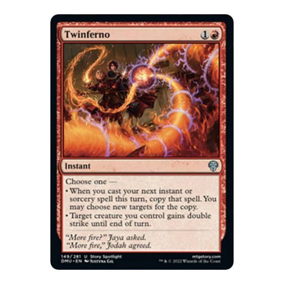 Twinferno (DMU) #149 Uncommon Dominaria United Magic: The Gathering: 2022