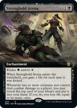 Stronghold Arena Extended Art (DMU) #404 Rare (Foil Lightly Played) Dominaria United Magic: The Gathering: 2022