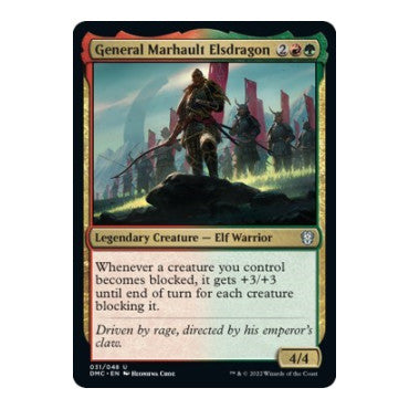 General Marhault Elsdragon (DMC) #31 Uncommon (Foil Lightly Played) Commander: Dominaria United Magic: The Gathering: 2022