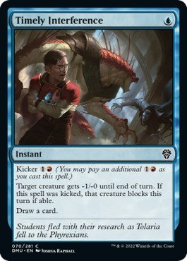 2022 Magic: Dominaria United (DMU) - Timely Interference (#70, Common) (Lightly Played)