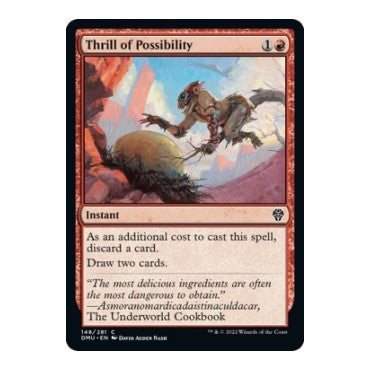 Thrill of Possibility (DMU) #148 Common (Foil Lightly Played) Dominaria United Magic: The Gathering: 2022