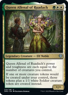 Queen Allenal of Ruadach (DMU) #210 Uncommon (Lightly Played) Dominaria United Magic: The Gathering: 2022