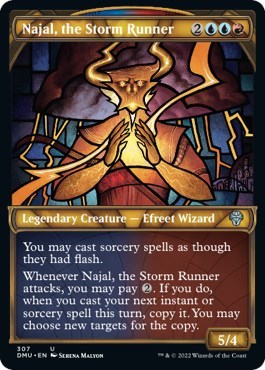 Najal the Storm Runner Showcase (DMU) #307 Uncommon Dominaria United Magic: The Gathering: 2022