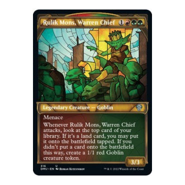 Rulik Mons Warren Chief Showcase (DMU) #316 Uncommon Dominaria United Magic: The Gathering: 2022