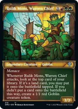2022 Magic: Dominaria United (DMU) - Rulik Mons Warren Chief Showcase (#316, Uncommon)