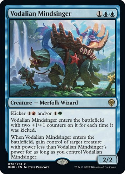 Vodalian Mindsinger (DMU) #76 Rare (Lightly Played) Dominaria United Magic: 2022