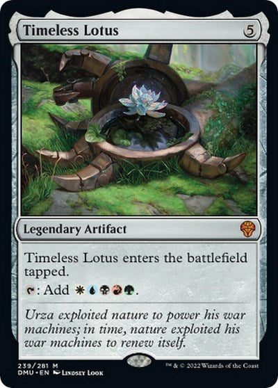 Timeless Lotus (DMU) #239 Mythic Rare (Near Mint) Dominaria United Magic: The Gathering: 2022