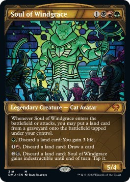 Soul of Windgrace Showcase (DMU) #319 Mythic Rare (Lightly Played) Dominaria United Magic: The Gathering: 2022