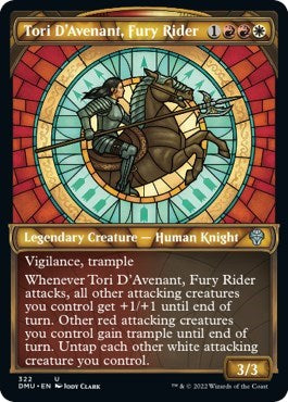 Tori DAvenant Fury Rider Showcase (DMU) #322 Uncommon Dominaria United Magic: The Gathering: 2022