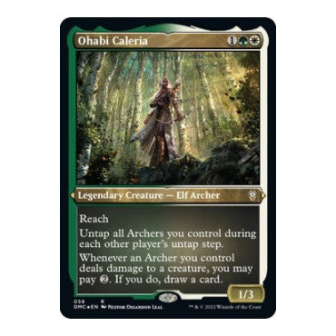 Ohabi Caleria Foil Etched (DMC) #58 Rare (Foil Lightly Played) Commander: Dominaria United Magic: The Gathering: 2022