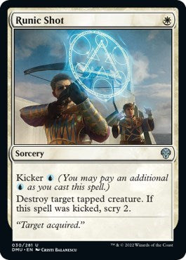 Runic Shot (DMU) #30 Uncommon (Lightly Played) Dominaria United Magic: 2022
