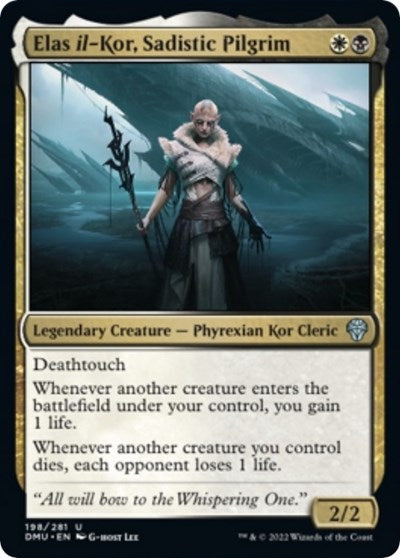 Elas il Kor Sadistic Pilgrim (DMU) #198 Uncommon (Lightly Played) Dominaria United Magic: The Gathering: 2022