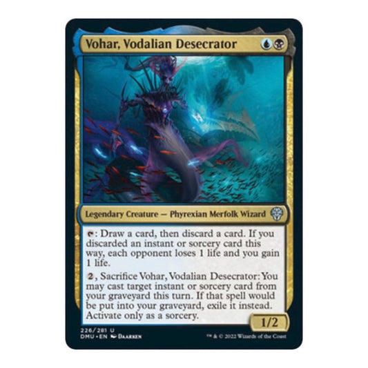 Vohar, Vodalian Desecrator (DMU) #226 Uncommon Dominaria United Magic: The Gathering: 2022