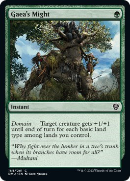 Gaeas Might (DMU) #164 Common Dominaria United Magic: The Gathering: 2022