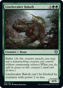 2022 Magic: Dominaria United (DMU) - Linebreaker Baloth (#168, Uncommon)