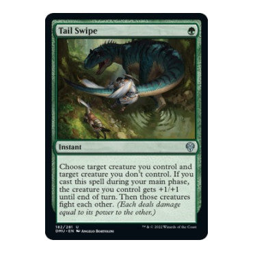 Tail Swipe (DMU) #182 Uncommon (Lightly Played) Dominaria United Magic: The Gathering: 2022