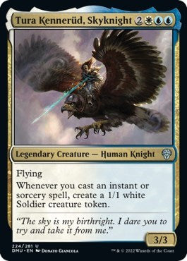 Tura Kennerud Skyknight (DMU) #224 Uncommon (Lightly Played) Dominaria United Magic: The Gathering: 2022