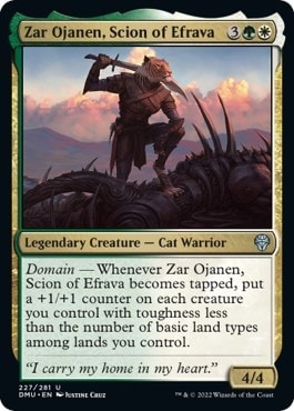 Zar Ojanen Scion of Efrava (DMU) #227 Uncommon (Lightly Played) Dominaria United Magic: The Gathering: 2022
