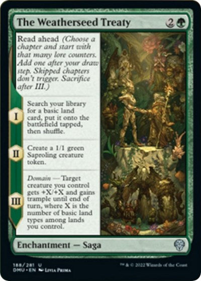 The Weatherseed Treaty (DMU) #188 Uncommon Dominaria United Magic: 2022