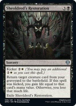 Sheoldreds Restoration (DMU) #108 Uncommon (Lightly Played) Dominaria United Magic: The Gathering: 2022