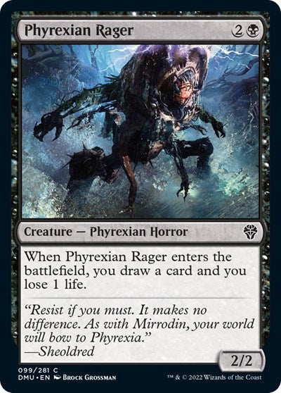 Phyrexian Rager (DMU) #99 Common Dominaria United Magic: 2022