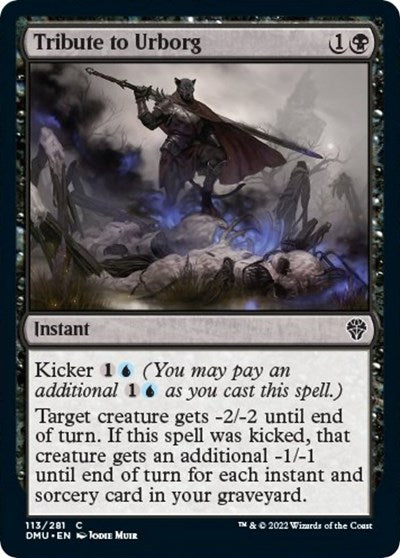 2022 Magic: Dominaria United (DMU) - Tribute to Urborg (#113, Common)