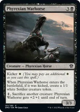 Phyrexian Warhorse (DMU) #101 Common (Lightly Played) Dominaria United Magic: 2022